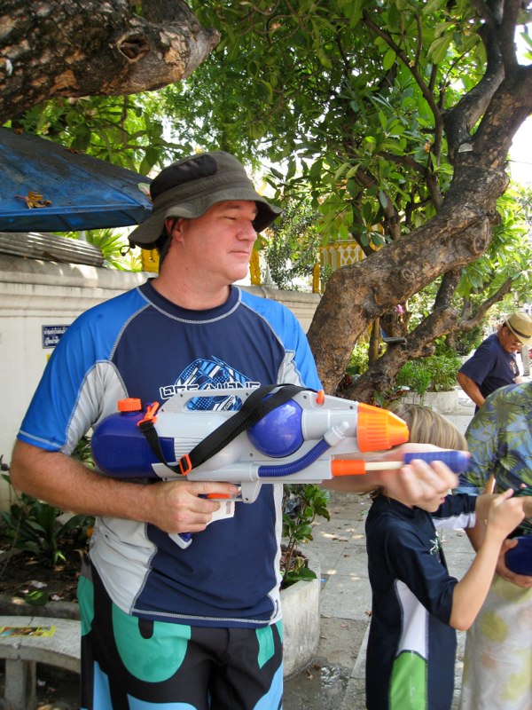 Water guns..