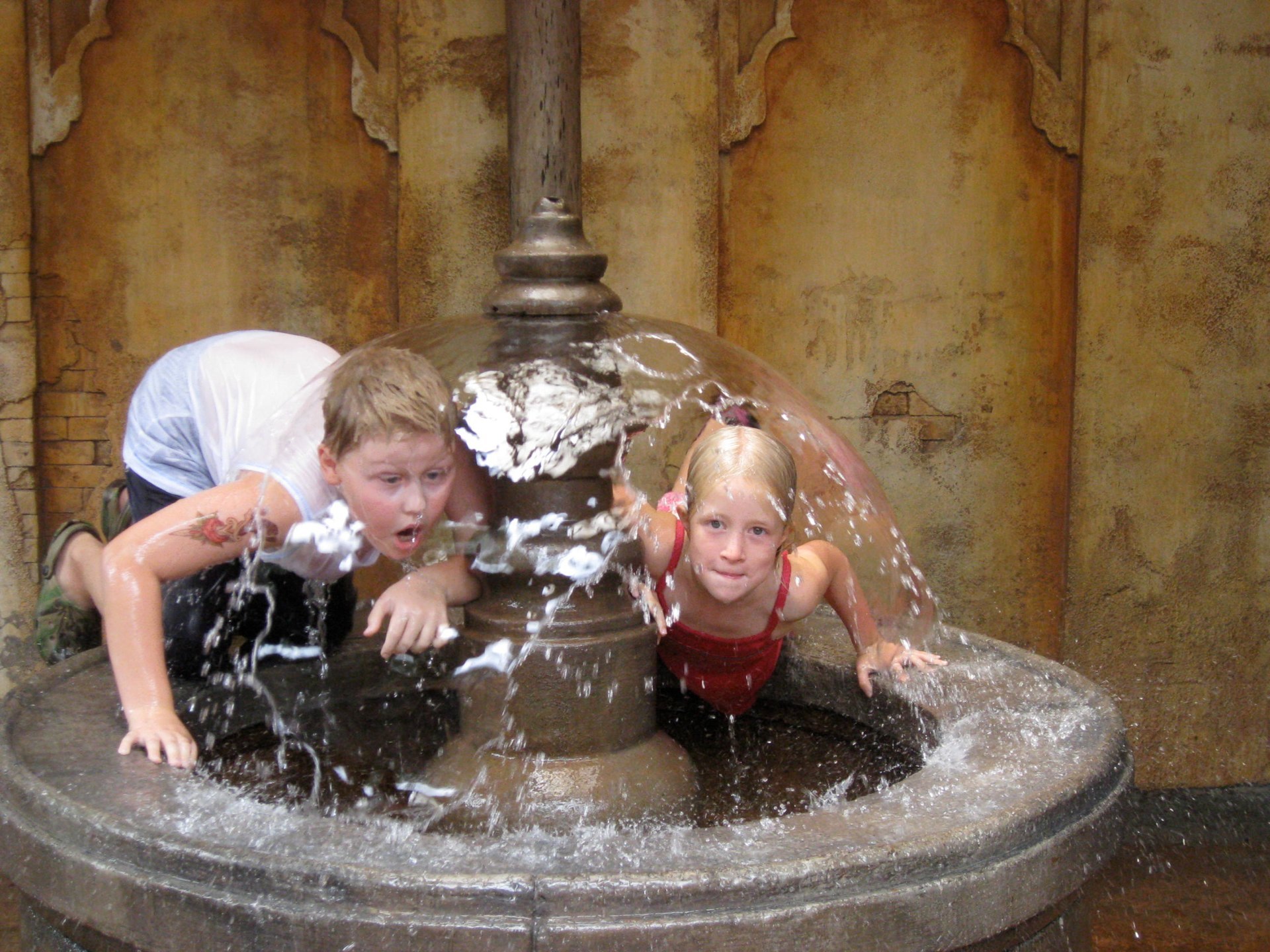 Getting soaked !!