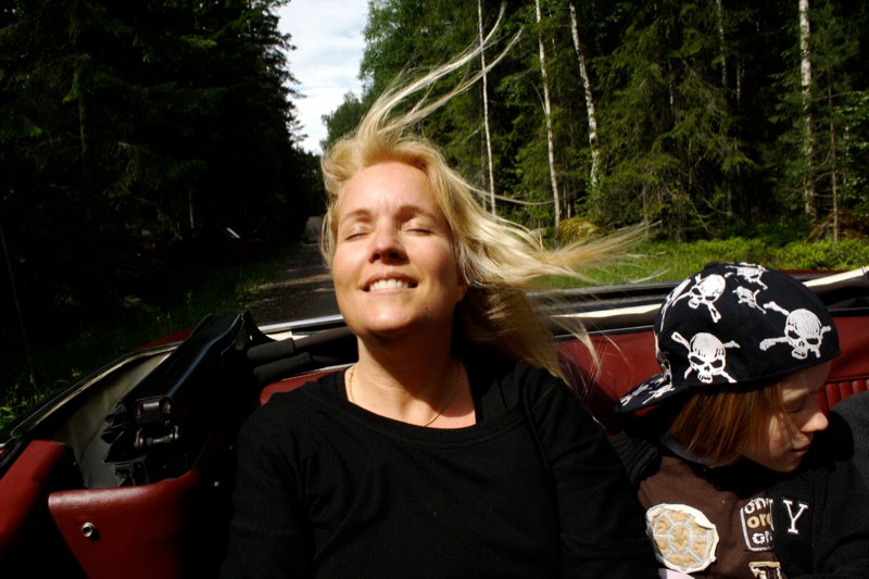 I am enjoying the wind! and the ride :)