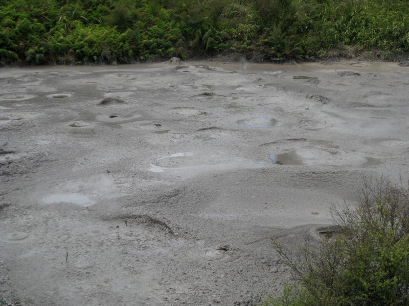 Boiling mud