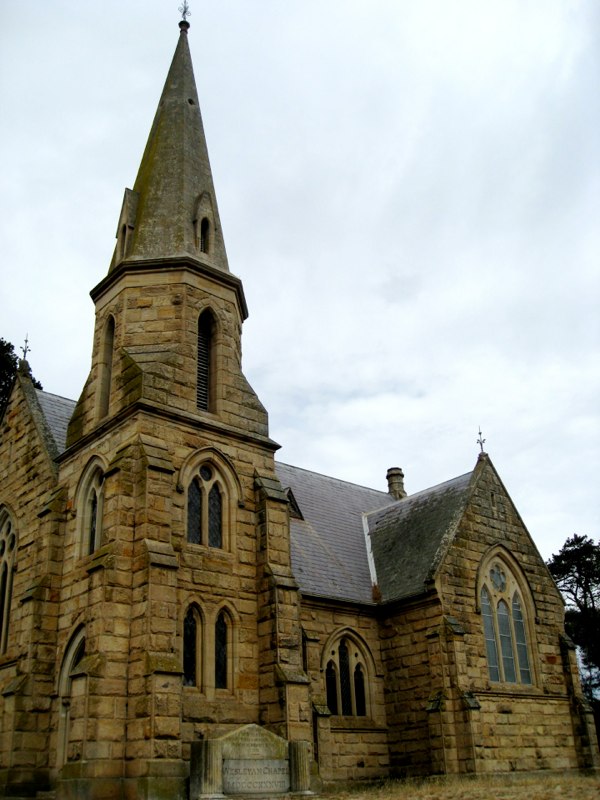 A church on the road