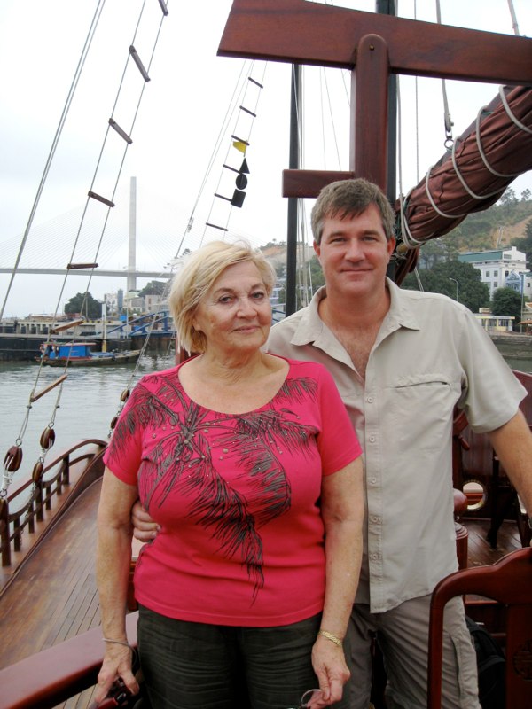 Pat and his mom