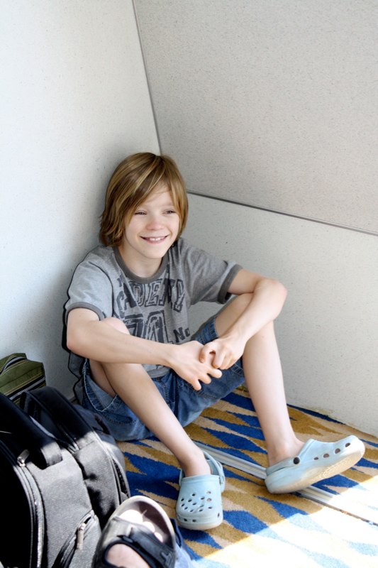 Oskar happy, he just mastered the “all multiplication”test!