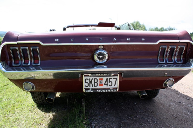 A Ford Mustang from 1968