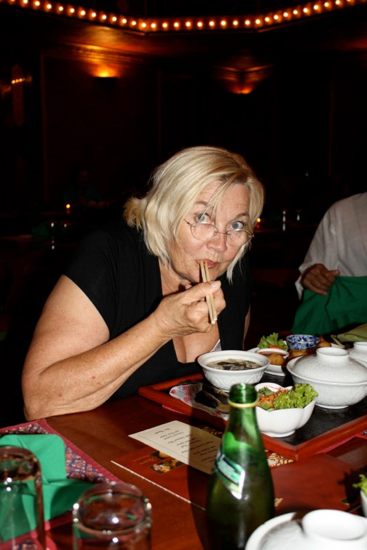 Mimi eating