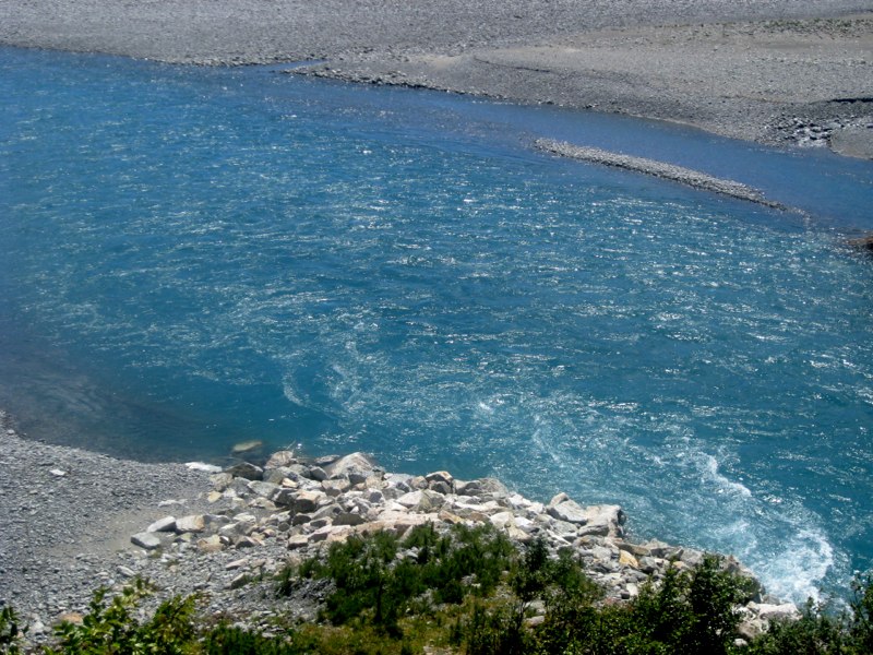 The water is REALLY this color