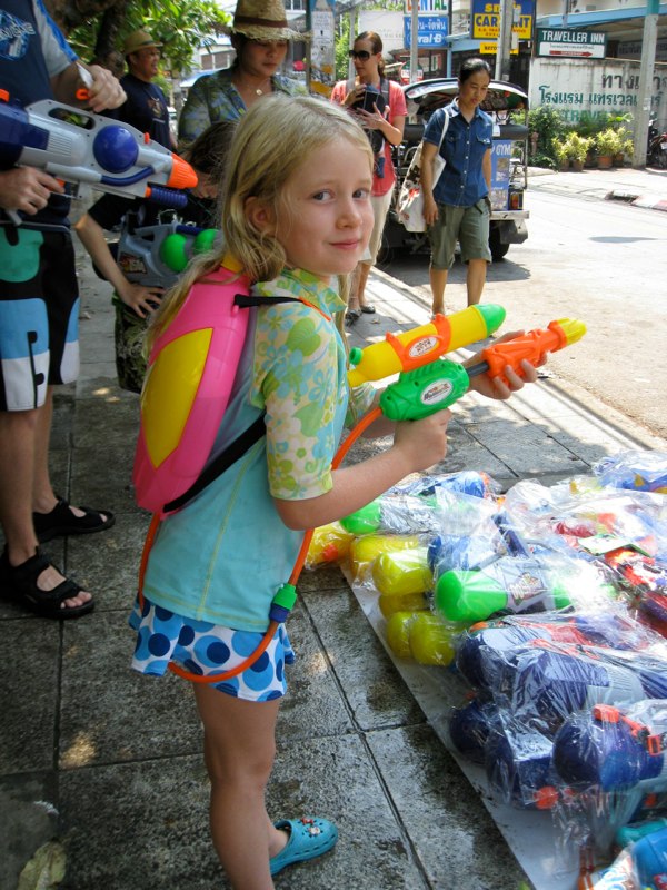 Estelle is ready for water celebration