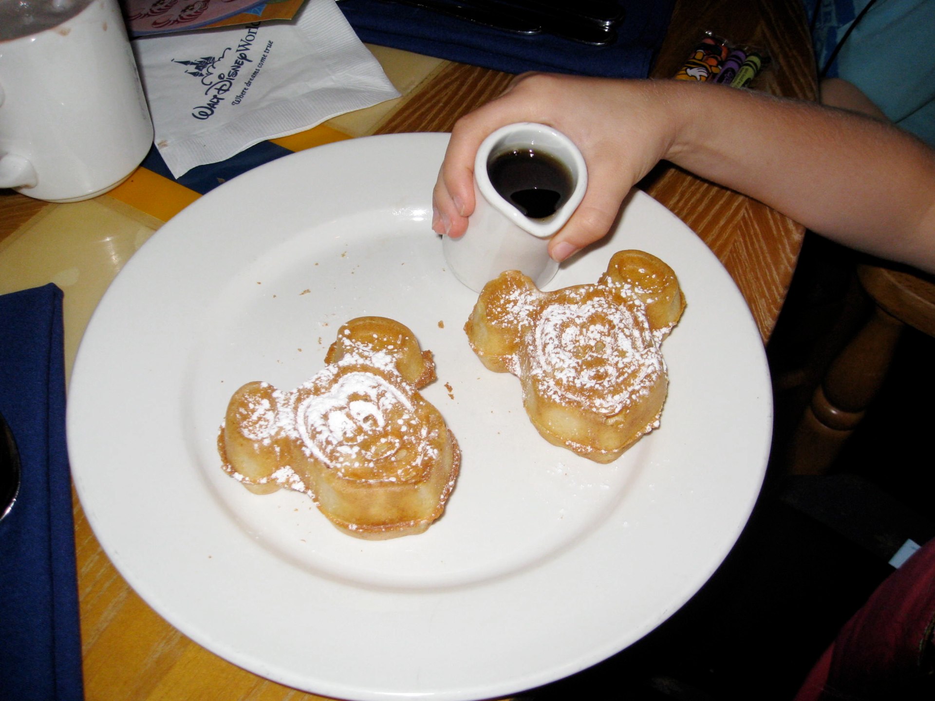 Mickey waffles