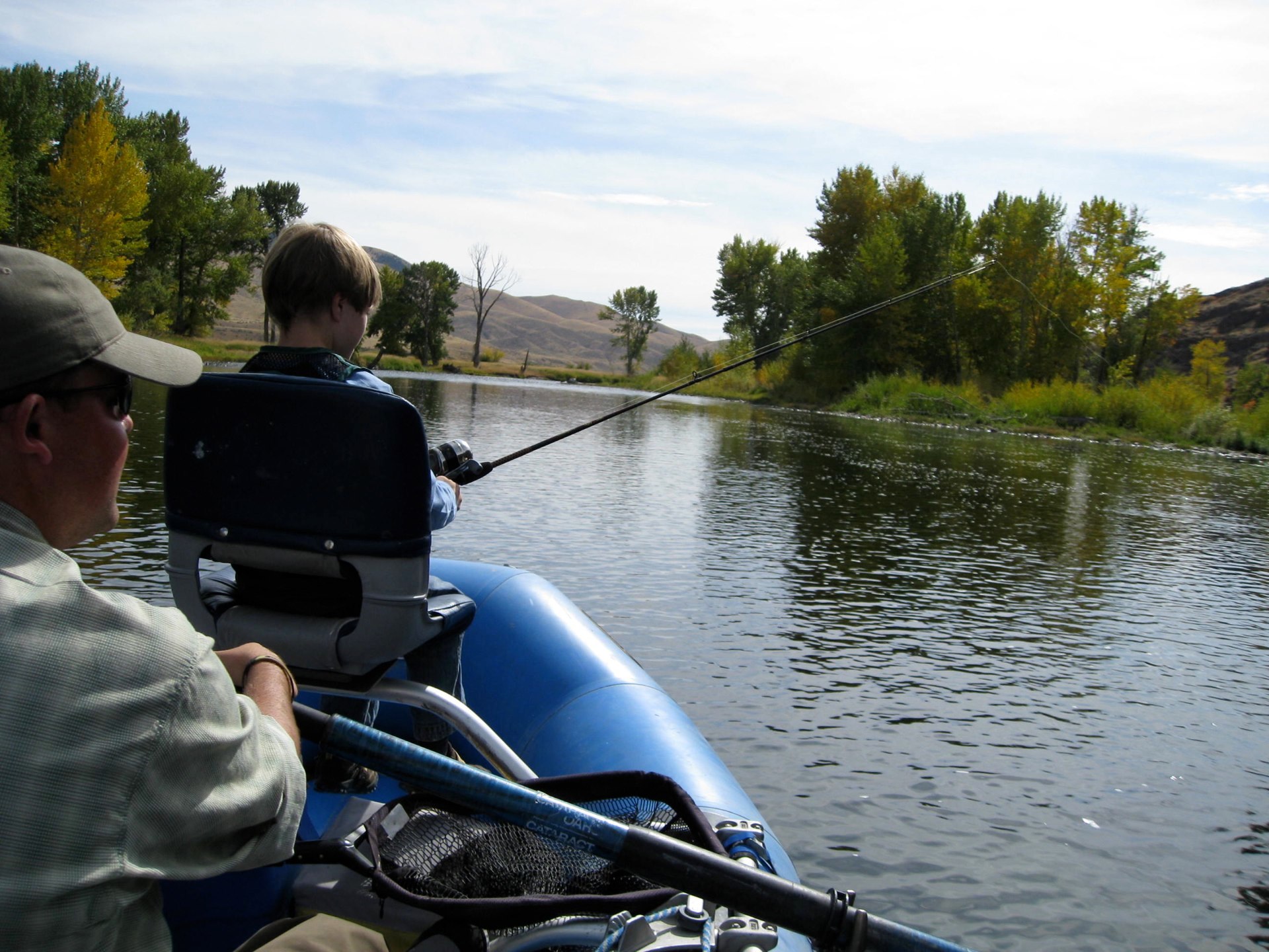 Oskar was a natural fisherman