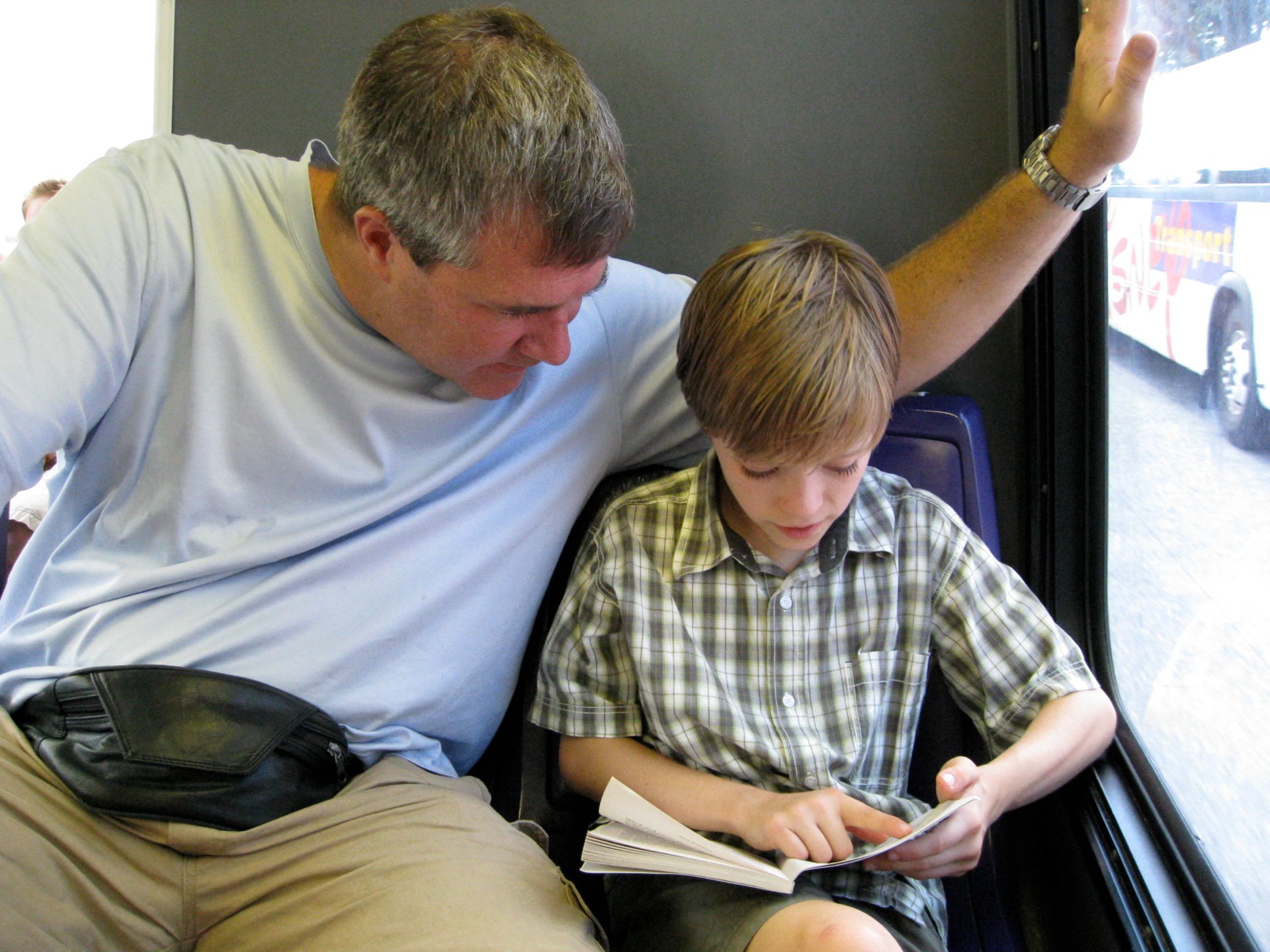 Home school on the bus!