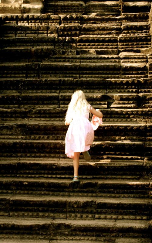 steep steps