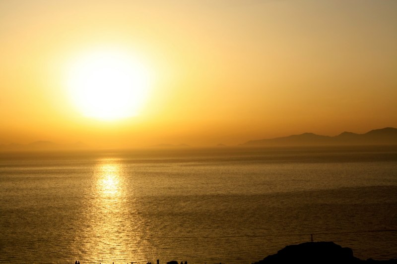 Sunset in Santorini