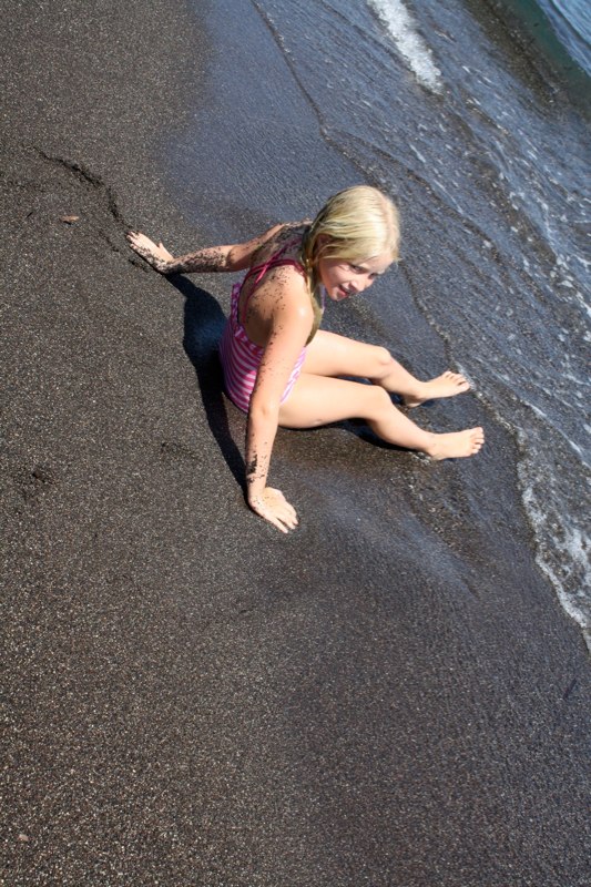 Upside down beach