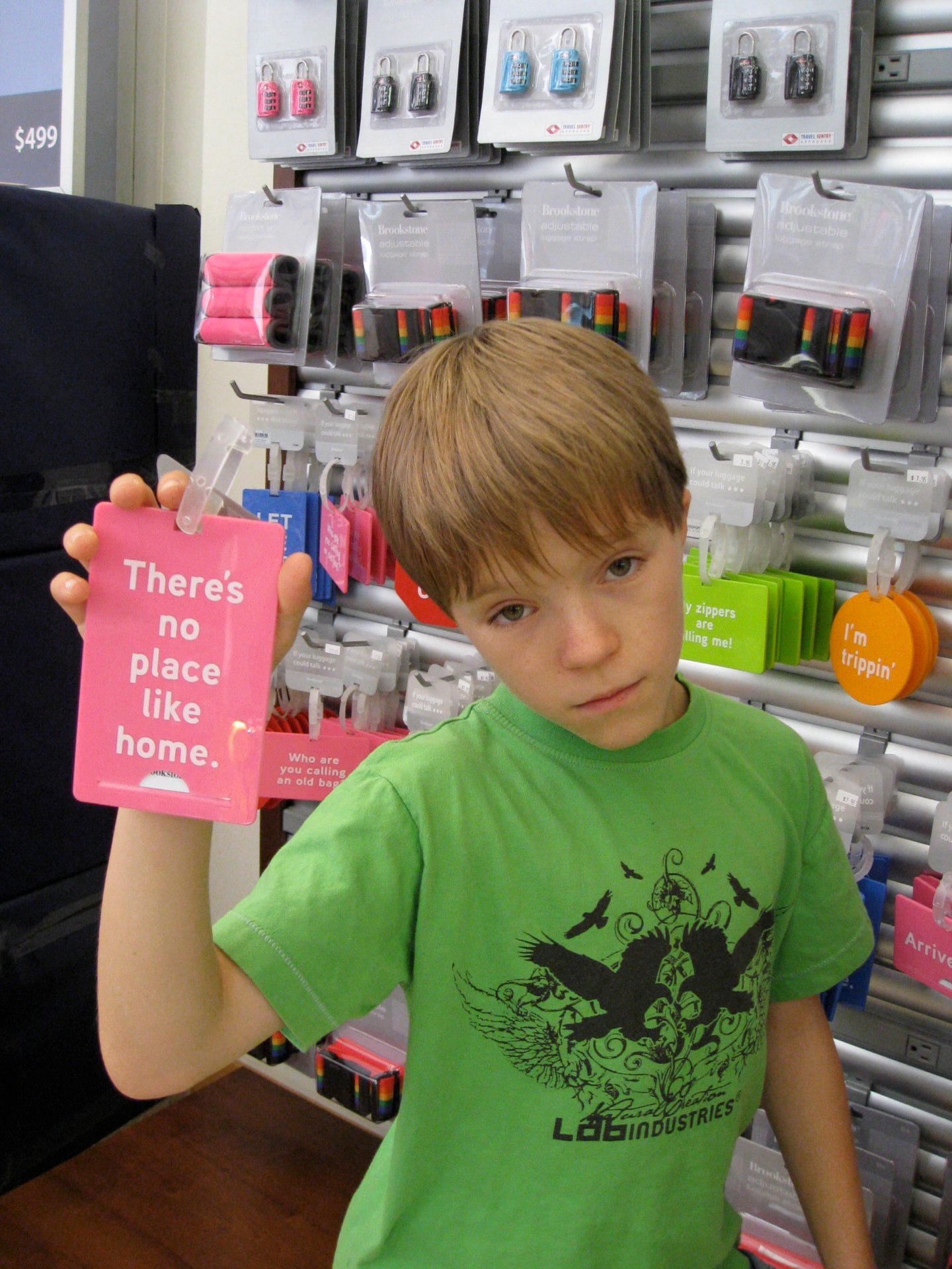 Look at the sign