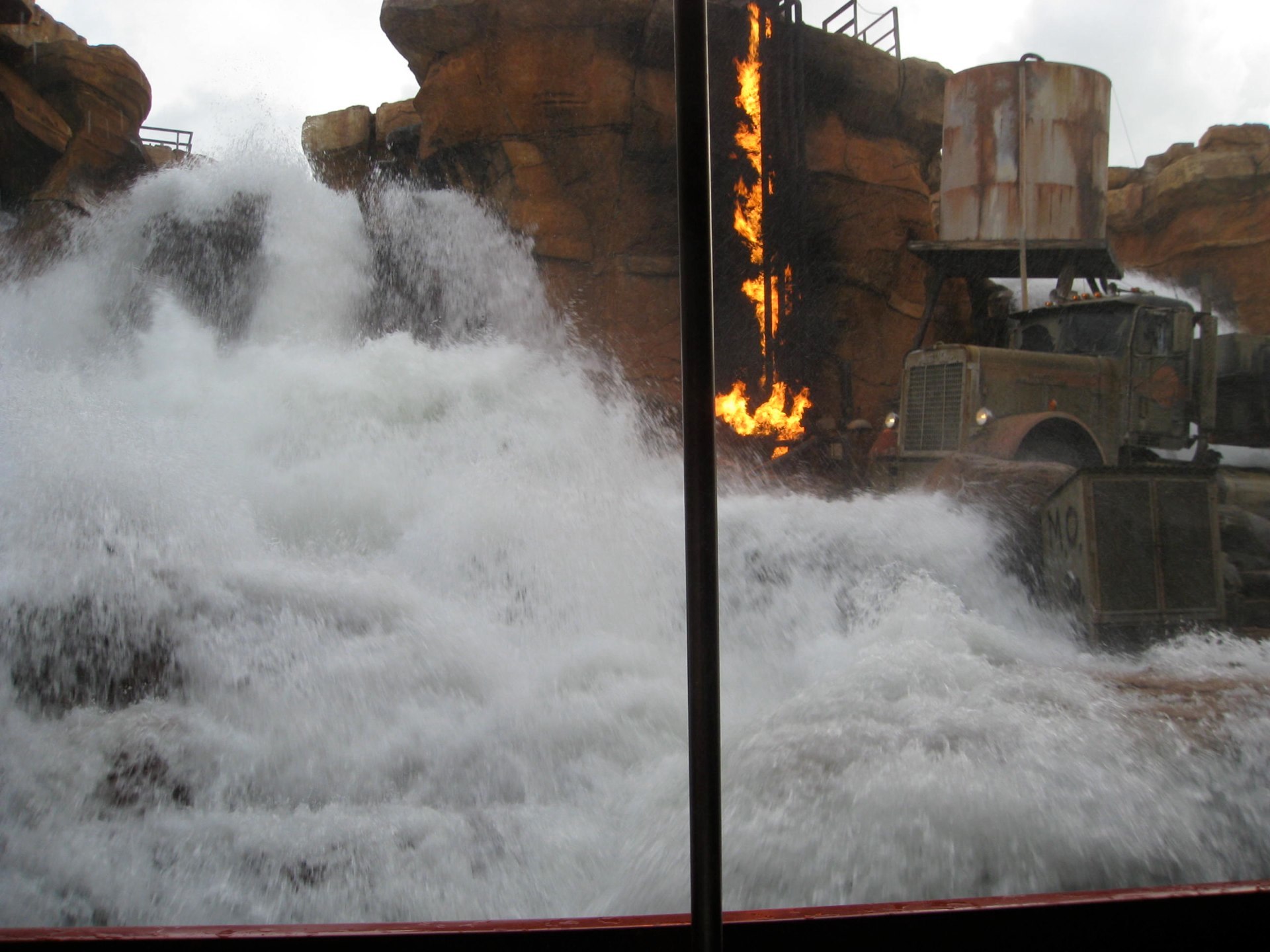 a scary ride