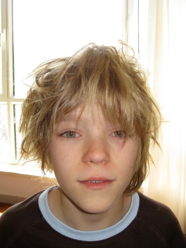 HE NEEDS a HAIRCUT!