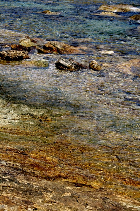 Very clear water