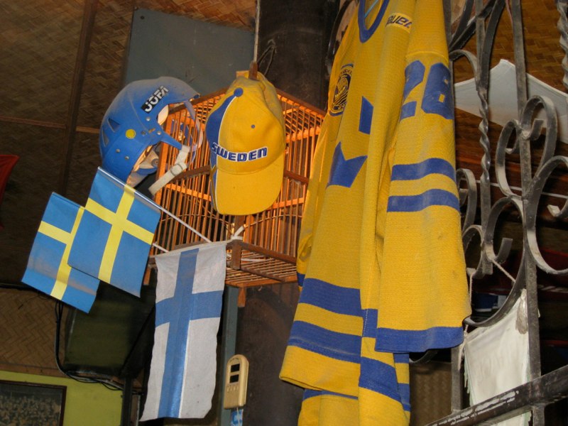On my birth day we went to a Swedish Bar!