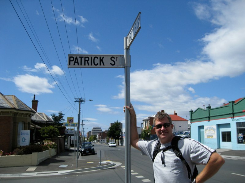 Patrick found his street