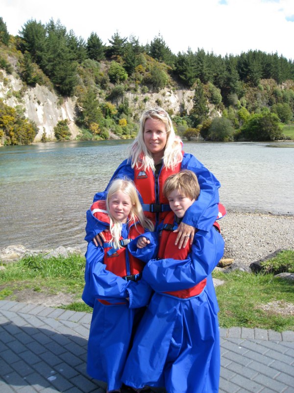 We went on a Jet boat drive and this is how we where dressed