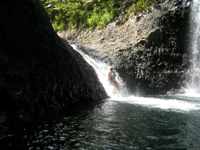 and the water slide