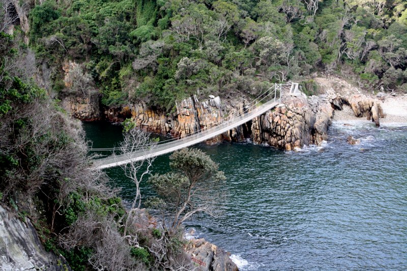 A cable bridge