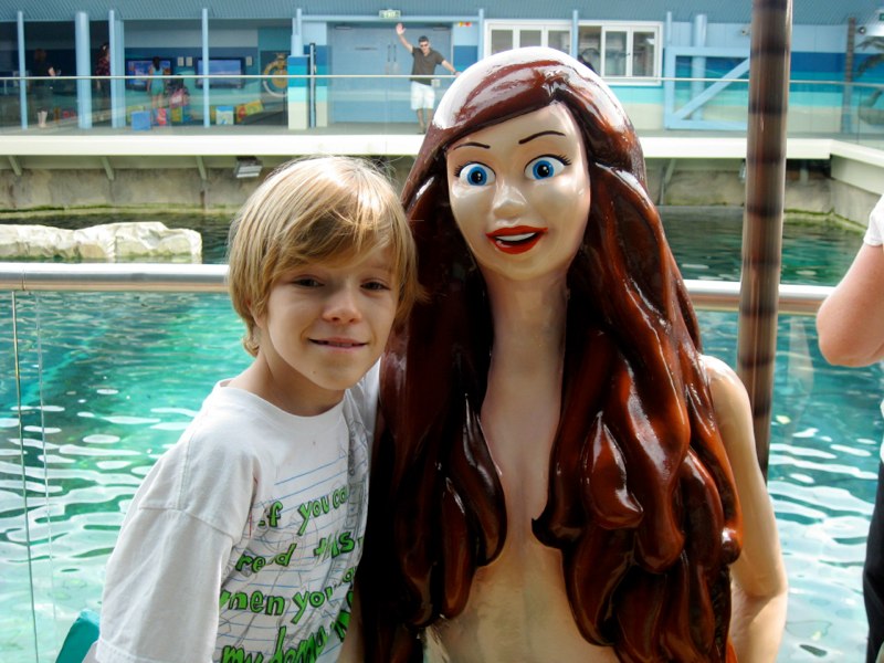 Oskar and his mermaid