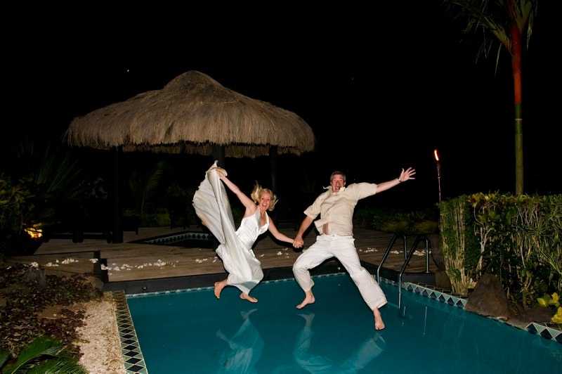 And finally a dip in the pool