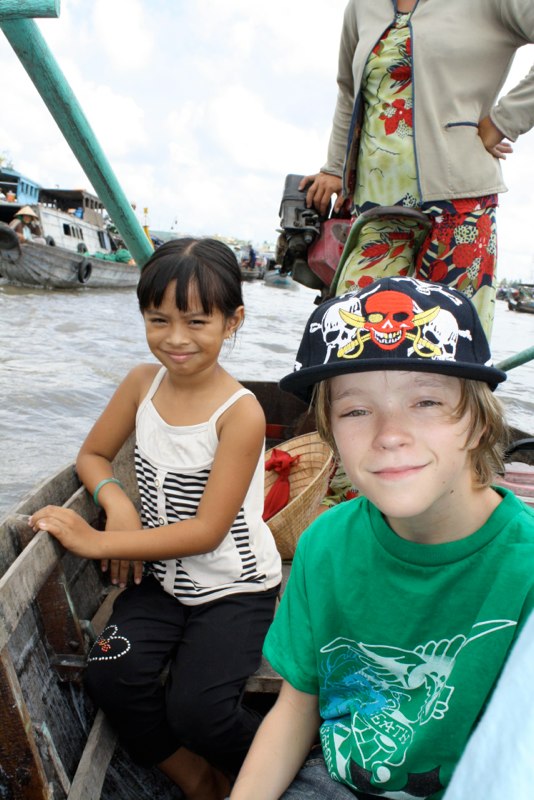Oskar and boat friend