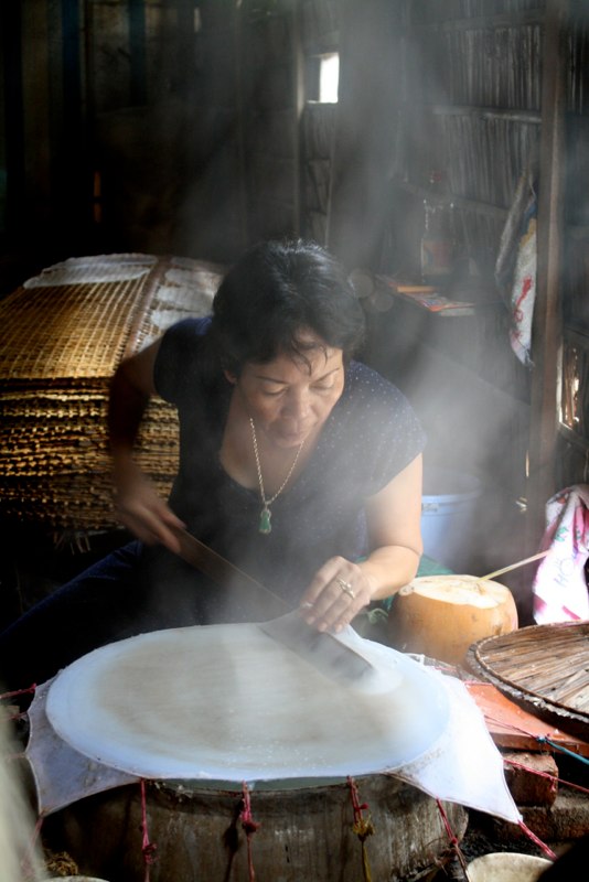 Rice cake making