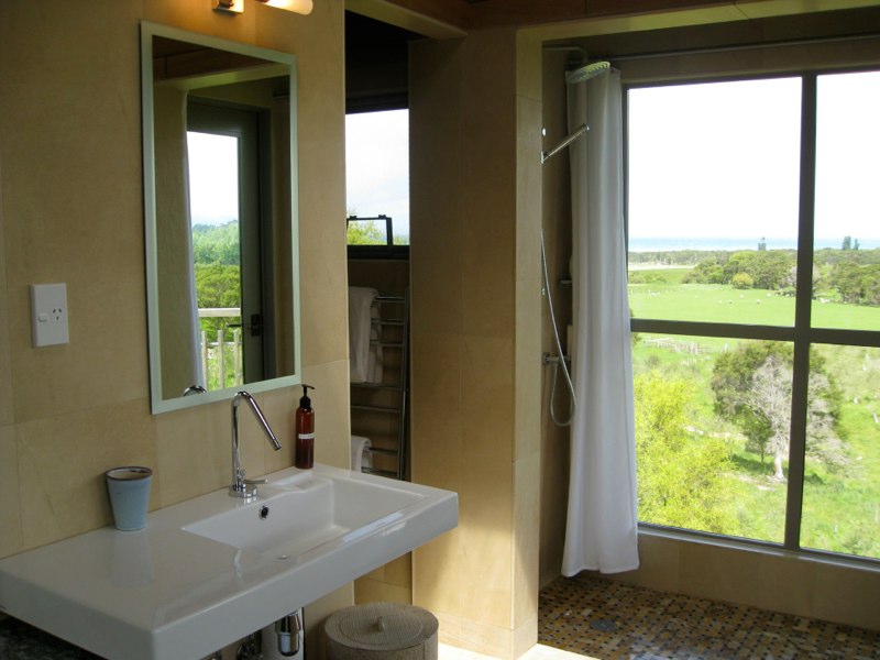 and the shower