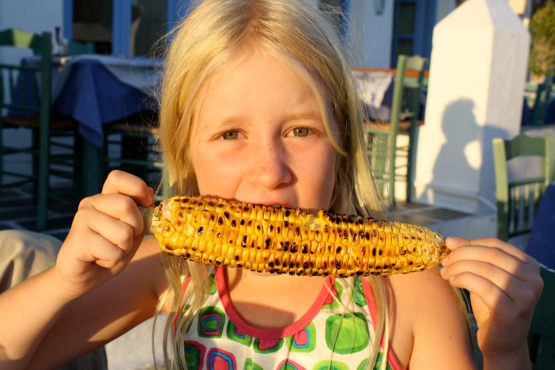 mmm yellow corn!