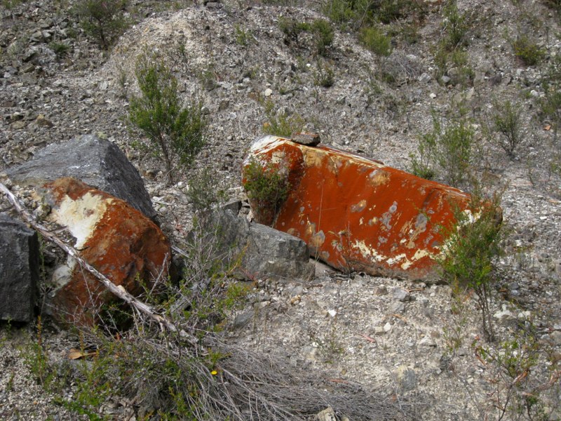 Tasmanian red stone