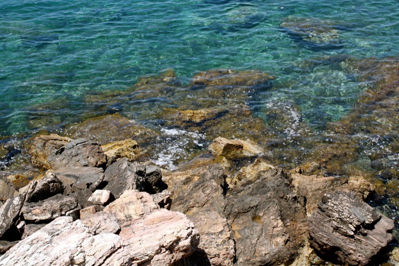 Very clear water