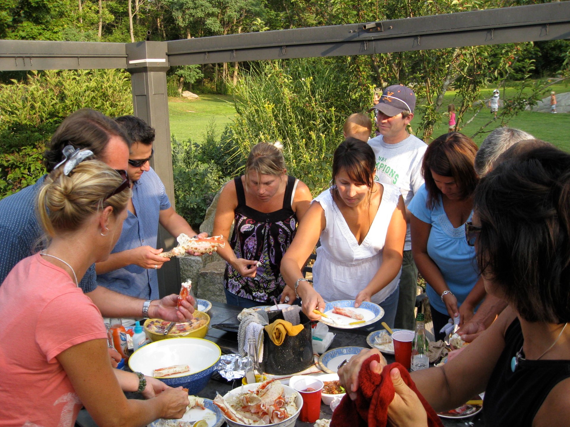 American Barbeque party