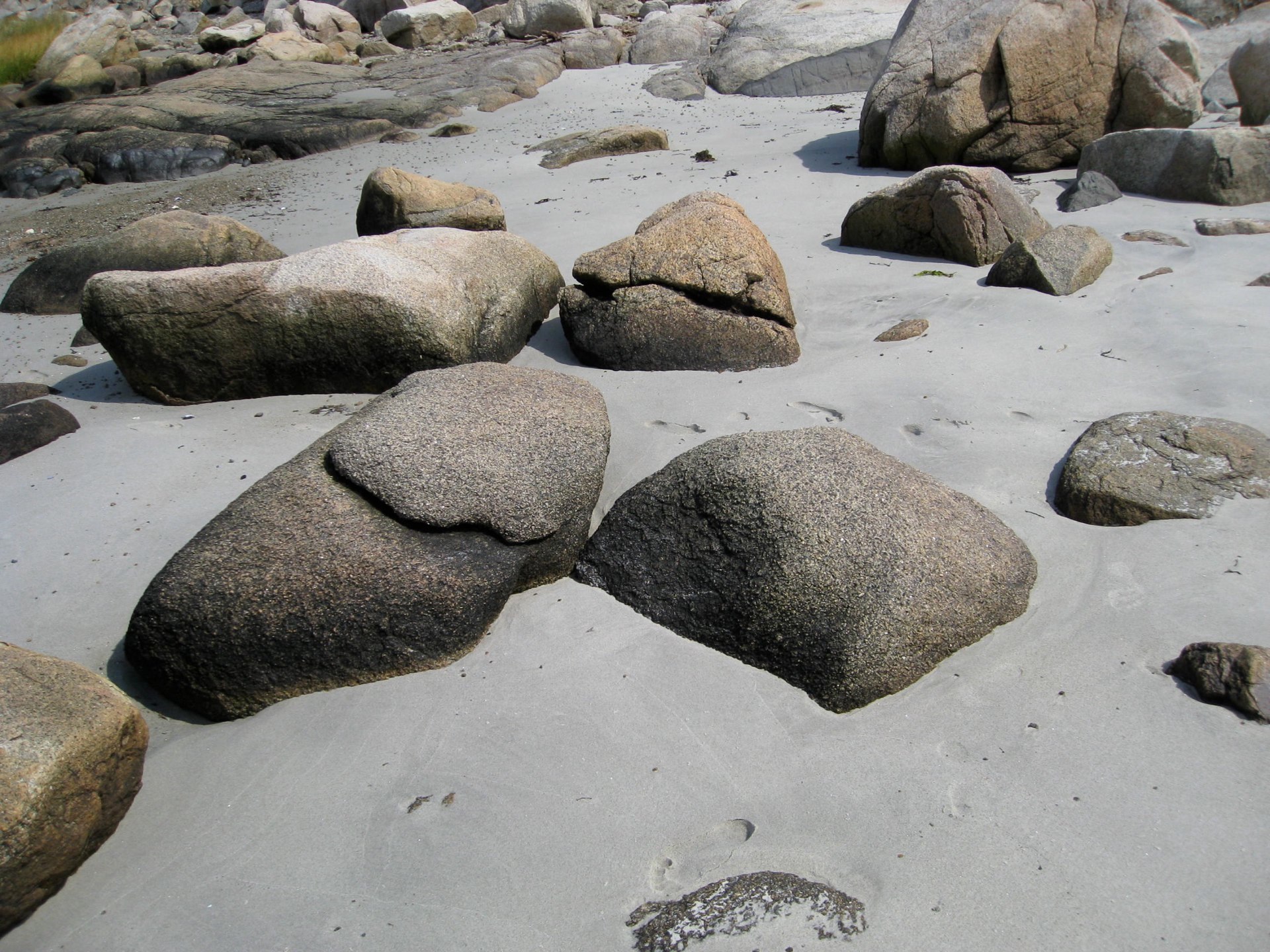 Stone on beach