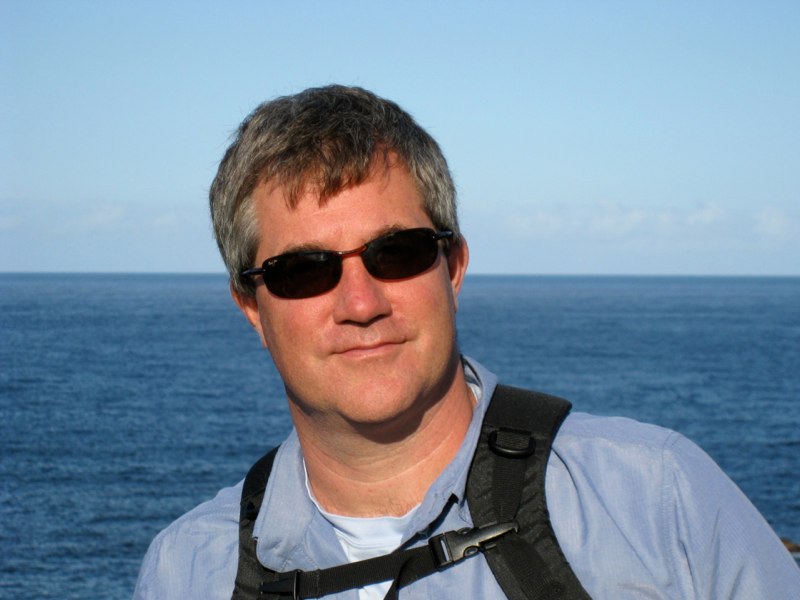 Pat on a beach walk