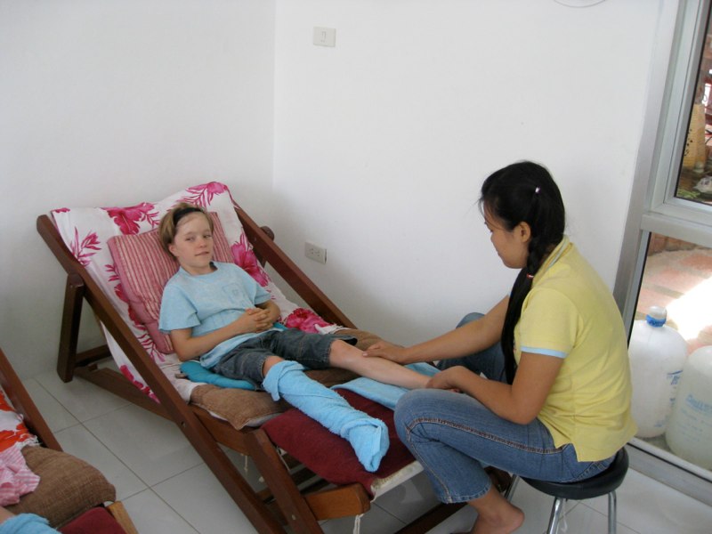 Thai foot massage!