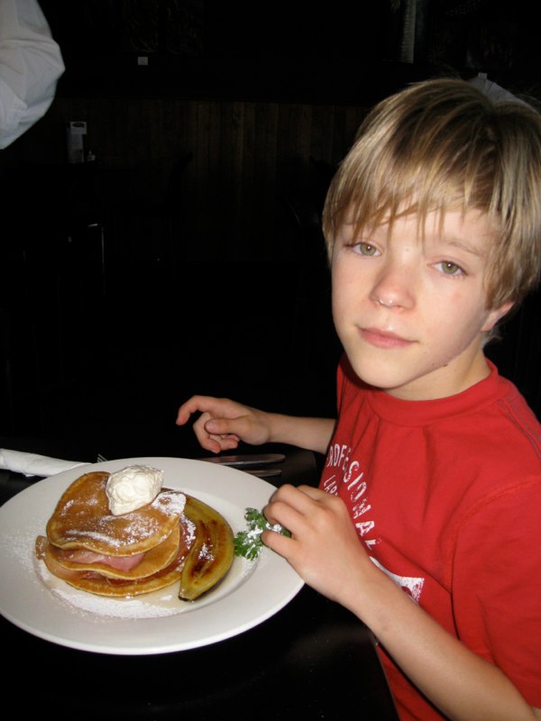 and Osk..pancakes