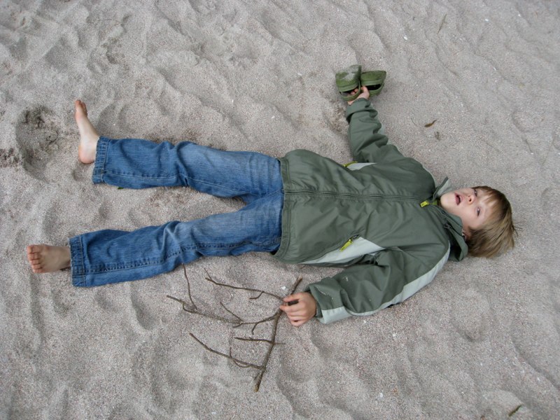 Beach man