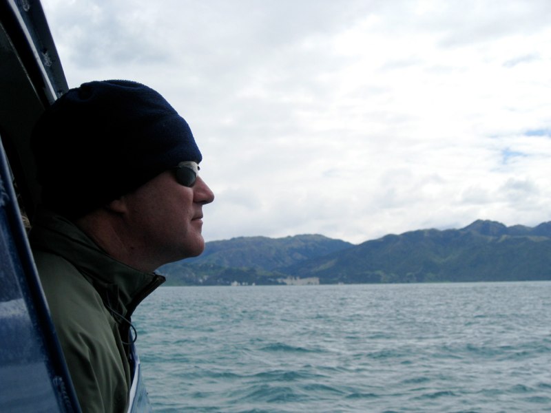 Pat looking for whales