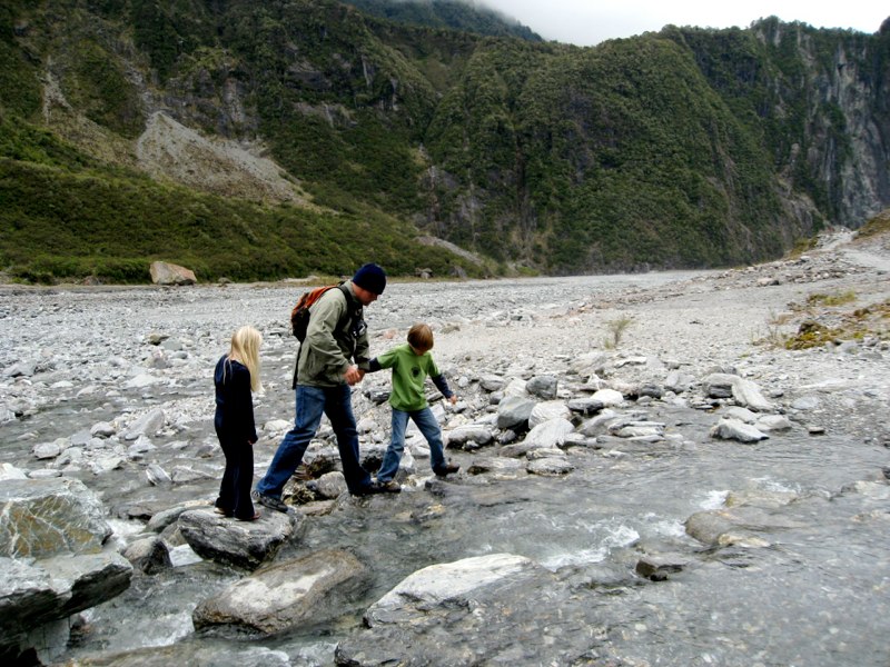 getting our feet wet