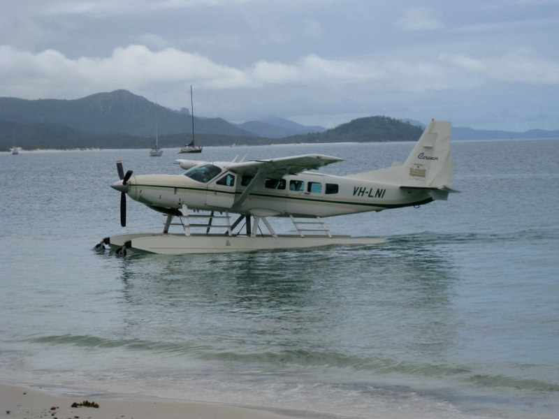 Seaplane that landed in front of us