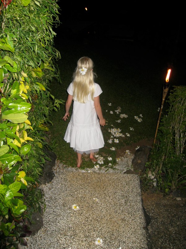 the flower girl