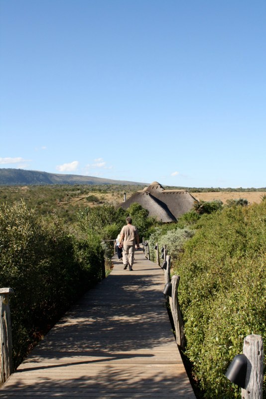 walkway to our lodge