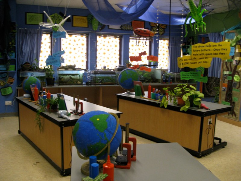 Anthon’s school. The Science lab!